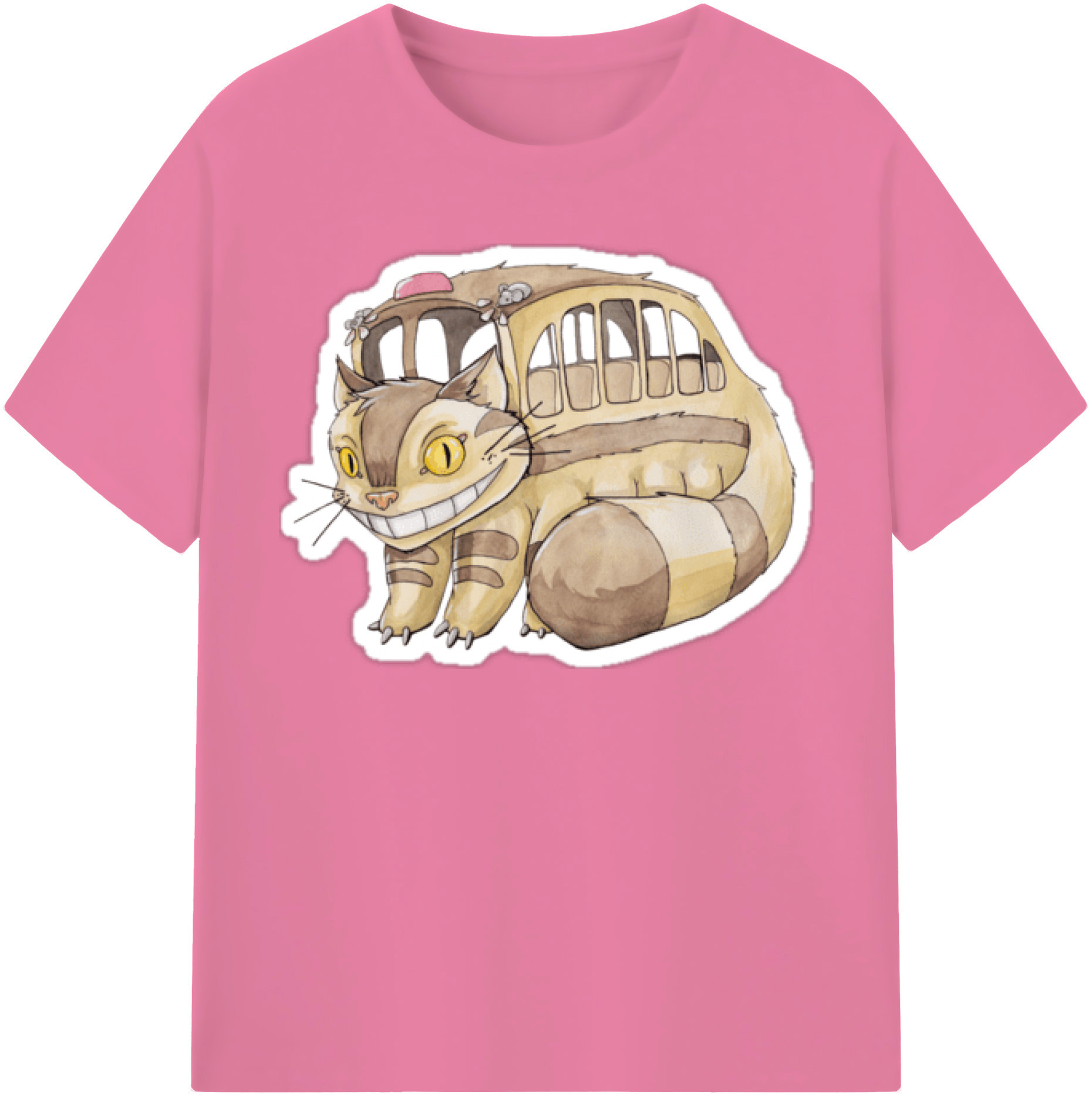 （画像用） となりのトトロ 草壁メイ 草壁サツキ My Neighbor Totoro Satsuki Kusakabe Mei Kusakabe 綿100％半袖Tシャツ（フロントプリント）